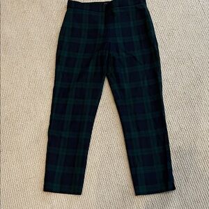 JCrew Black Watch Plaid Pants